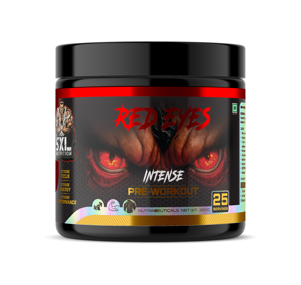 #RedEyesIntensePreWorkOut #5xlRedEyesIntensePreWorkOut #5xlNutrition #PreWorkout