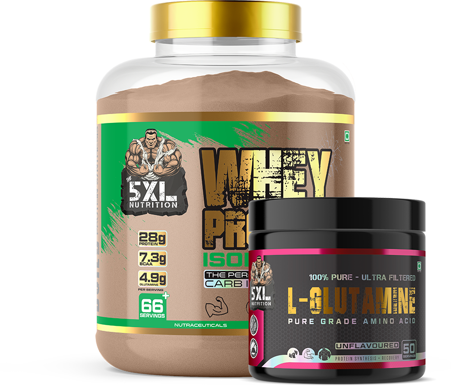 Whey Protein Isolate + L-Glutamine