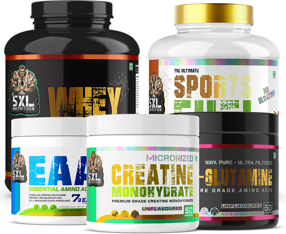 Whey Protein Concentrate + EAA + L-Glutamine + Creatine + Sports-fuel